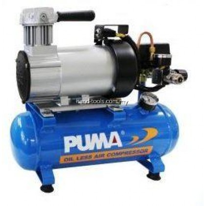Puma MB0104 100W (1/8HP) Portable Mini Oil Less Air Compressor